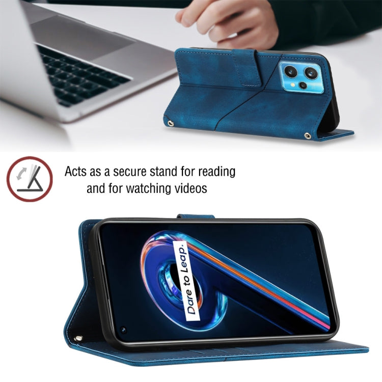 For Realme 9 Pro 5G / OnePlus Nord CE 2 Lite 5G Skin-feel Embossed Leather Phone Case