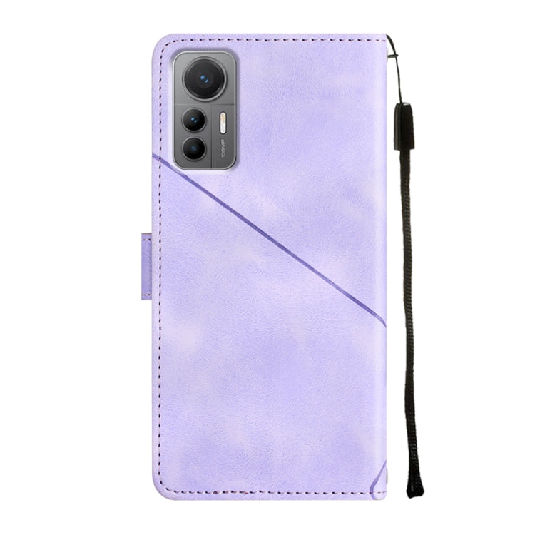For Xiaomi 12 Lite Skin-feel Embossed Leather Phone Case