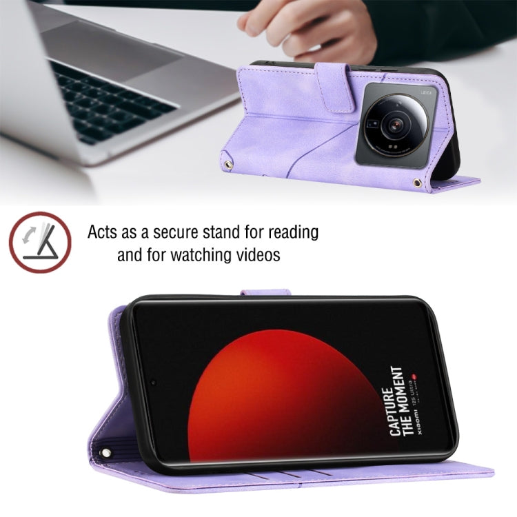 For Xiaomi 12 Ultra / 12S Ultra Skin-feel Embossed Leather Phone Case