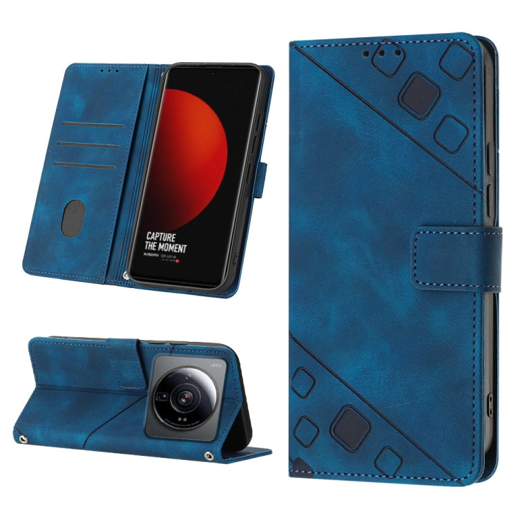 For Xiaomi 12 Ultra / 12S Ultra Skin-feel Embossed Leather Phone Case