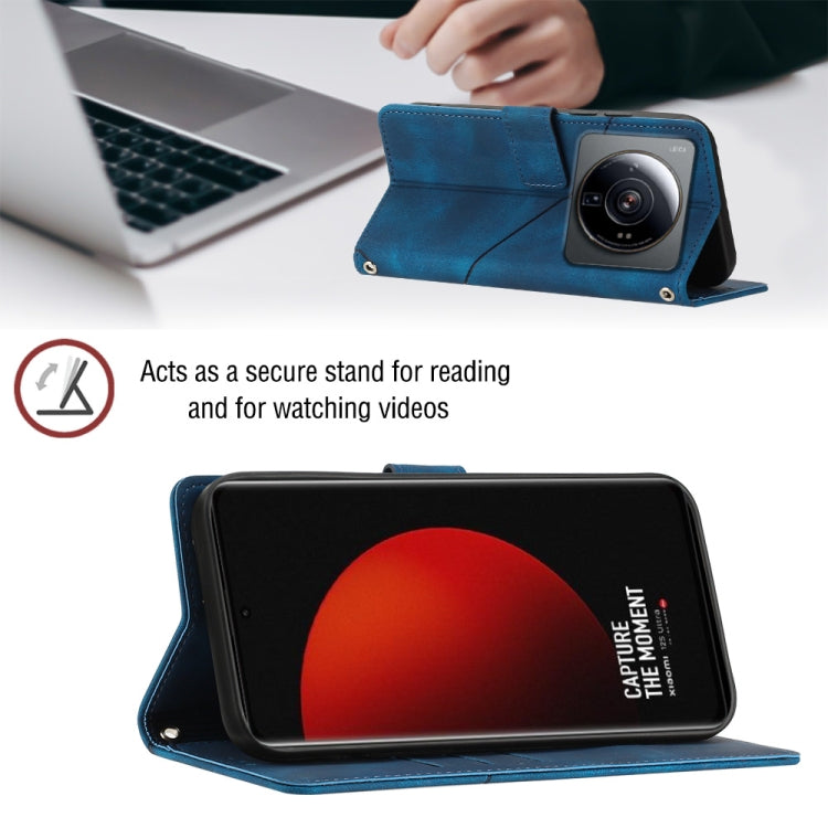 For Xiaomi 12 Ultra / 12S Ultra Skin-feel Embossed Leather Phone Case