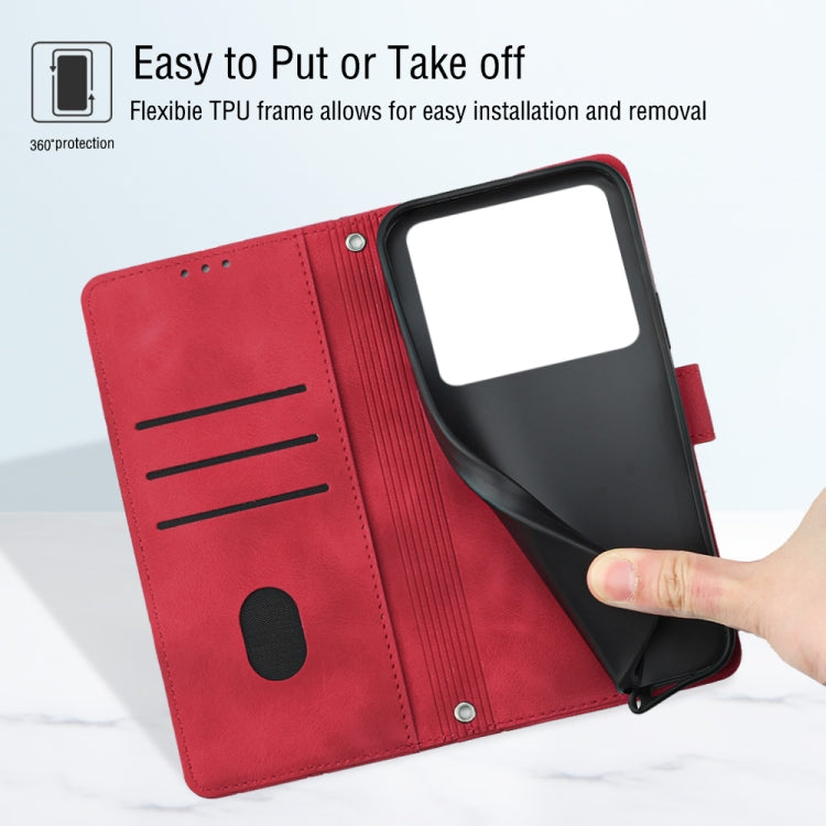 For Xiaomi 12 Ultra / 12S Ultra Skin-feel Embossed Leather Phone Case