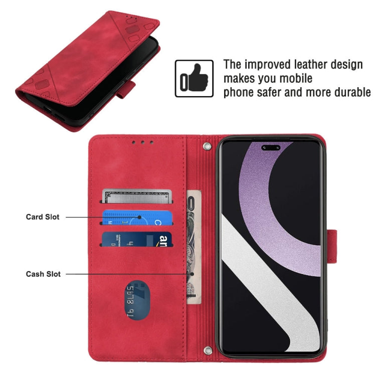 For Xiaomi Civi 2 Skin-feel Embossed Leather Phone Case