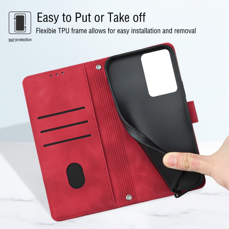 For Xiaomi Civi 2 Skin-feel Embossed Leather Phone Case