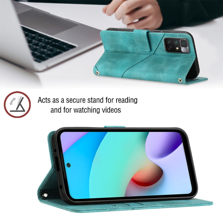 For Xiaomi Redmi 10 2022 / Note 11 4G Skin-feel Embossed Leather Phone Case