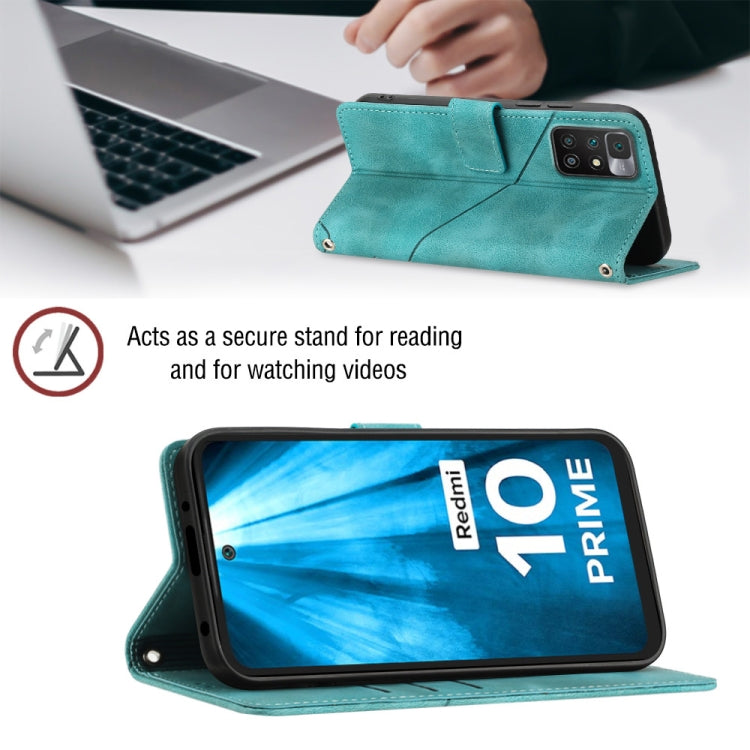 For Xiaomi Redmi 10 Prime+ 5G Skin-feel Embossed Leather Phone Case