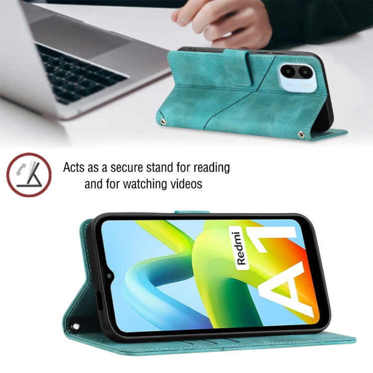 For Xiaomi Redmi A1 Skin-feel Embossed Leather Phone Case