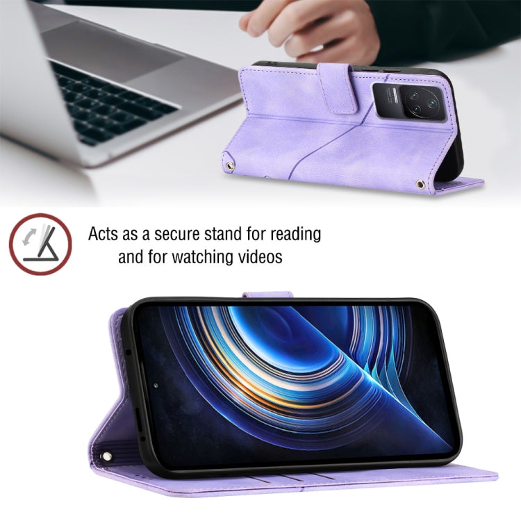 For Xiaomi Redmi K50 Pro / K50 Skin-feel Embossed Leather Phone Case