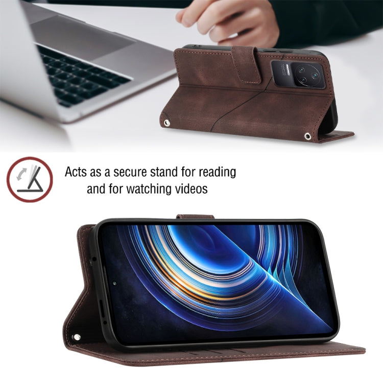 For Xiaomi Redmi K50 Pro / K50 Skin-feel Embossed Leather Phone Case