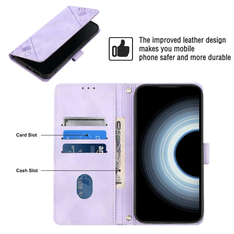 For Xiaomi 12T / 12T Pro / Redmi K50 Ultra Skin-feel Embossed Leather Phone Case