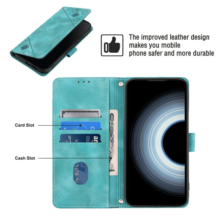 For Xiaomi 12T / 12T Pro / Redmi K50 Ultra Skin-feel Embossed Leather Phone Case