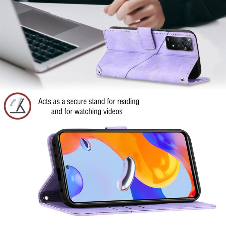 For Xiaomi Redmi Note 11 Pro 5G / 4G Skin-feel Embossed Leather Phone Case