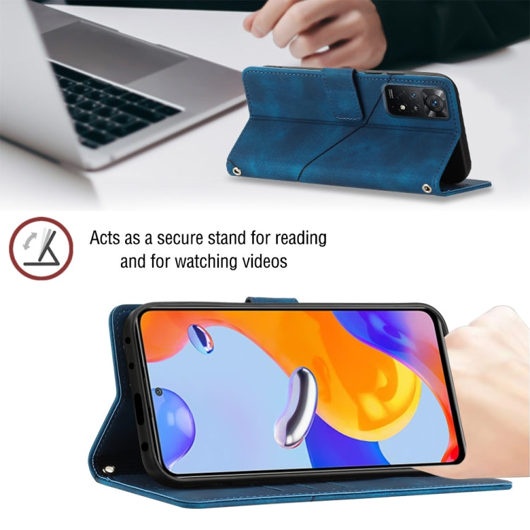 For Xiaomi Redmi Note 11 Pro 5G / 4G Skin-feel Embossed Leather Phone Case