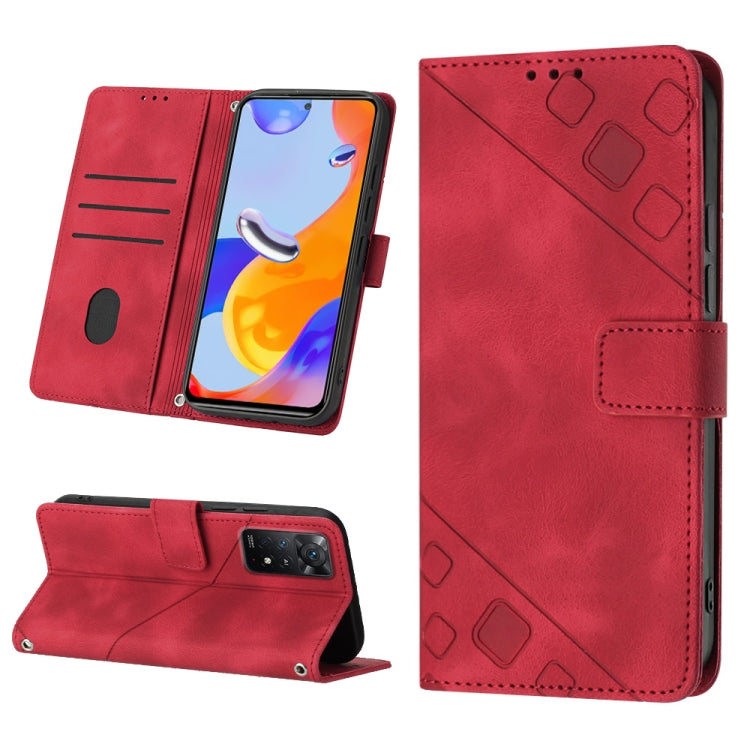 For Xiaomi Redmi Note 11 Pro 5G / 4G Skin-feel Embossed Leather Phone Case