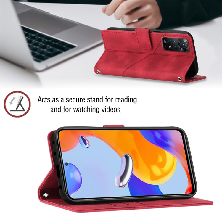 For Xiaomi Redmi Note 11 Pro 5G / 4G Skin-feel Embossed Leather Phone Case