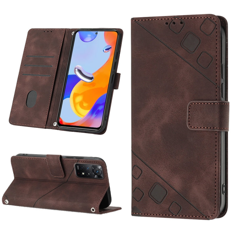 For Xiaomi Redmi Note 11 Pro 5G / 4G Skin-feel Embossed Leather Phone Case