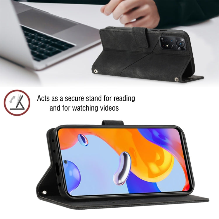 For Xiaomi Redmi Note 11 Pro 5G / 4G Skin-feel Embossed Leather Phone Case