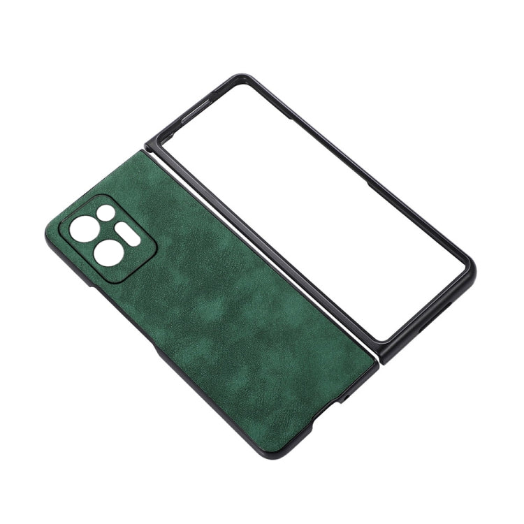 For OPPO Find N2 Morocco Texture PU Shockproof Phone Case