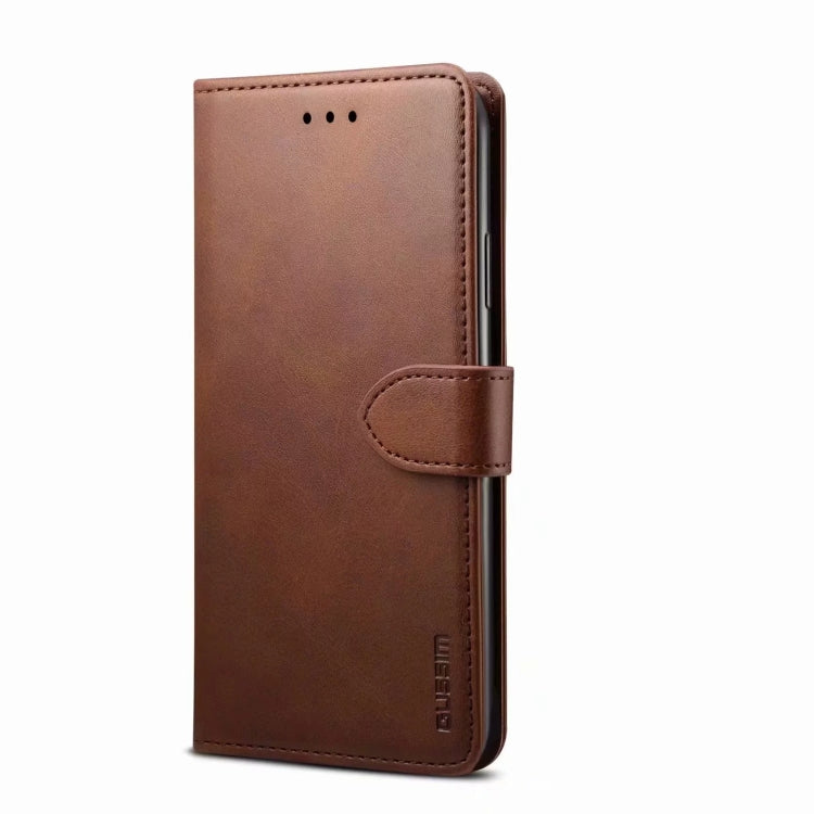 For Huawei Y9 2019 GUSSIM Business Style Horizontal Flip Leather Case with Holder & Card Slots & Wallet