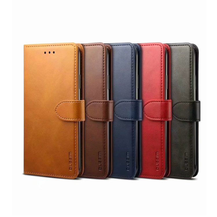 For Huawei Y9s GUSSIM Business Style Horizontal Flip Leather Case with Holder & Card Slots & Wallet