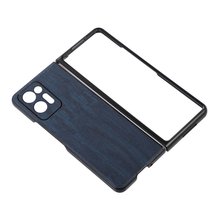 For OPPO Find N2 Wood Texture PU Phone Case