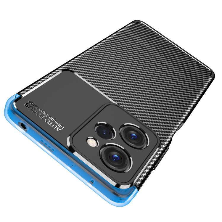 For Xiaomi Redmi Note 12 Pro Speed Carbon Fiber Texture Shockproof TPU Phone Case(Black)