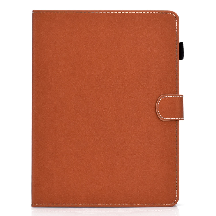 For 7 inch Solid Color Tablet PC Universal Magnetic Horizontal Flip Leather Case with Card Slots & Holder