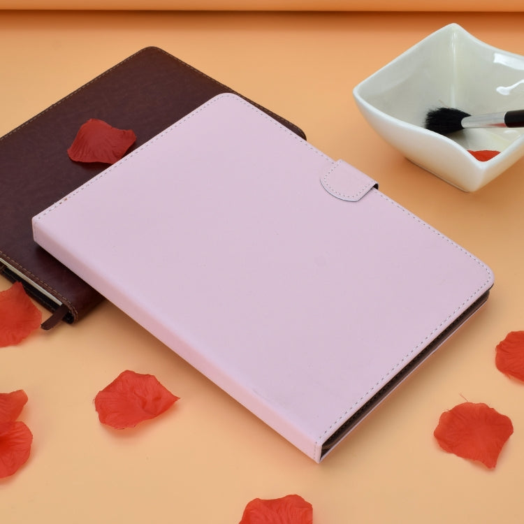 For 7 inch Solid Color Tablet PC Universal Magnetic Horizontal Flip Leather Case with Card Slots & Holder