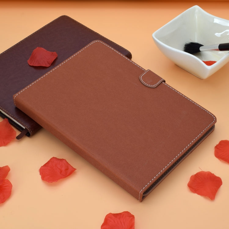 For 8 inch Solid Color Tablet PC Universal Magnetic Horizontal Flip Leather Case with Card Slots & Holder