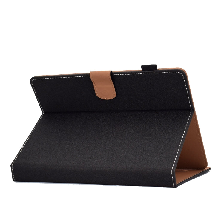 For 8 inch Solid Color Tablet PC Universal Magnetic Horizontal Flip Leather Case with Card Slots & Holder