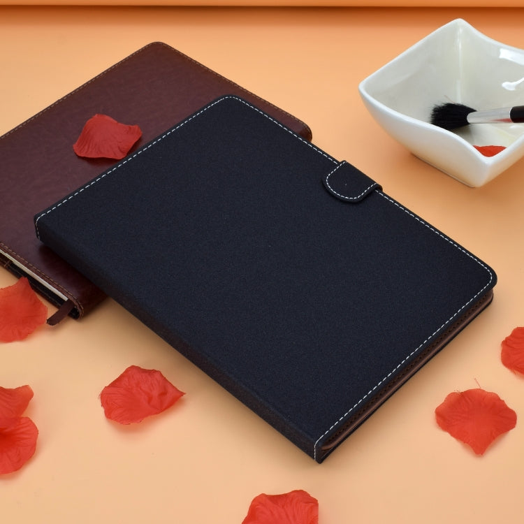 For 8 inch Solid Color Tablet PC Universal Magnetic Horizontal Flip Leather Case with Card Slots & Holder