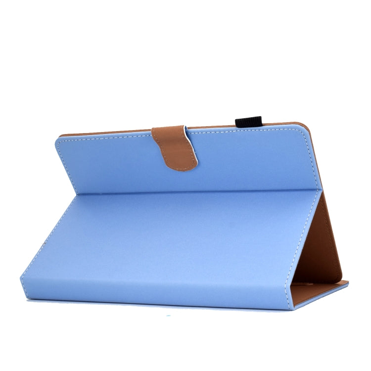 For 8 inch Solid Color Tablet PC Universal Magnetic Horizontal Flip Leather Case with Card Slots & Holder