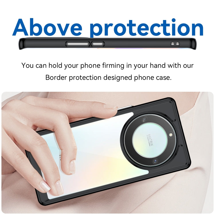 For Honor X9A Colorful Series Acrylic + TPU Phone Case