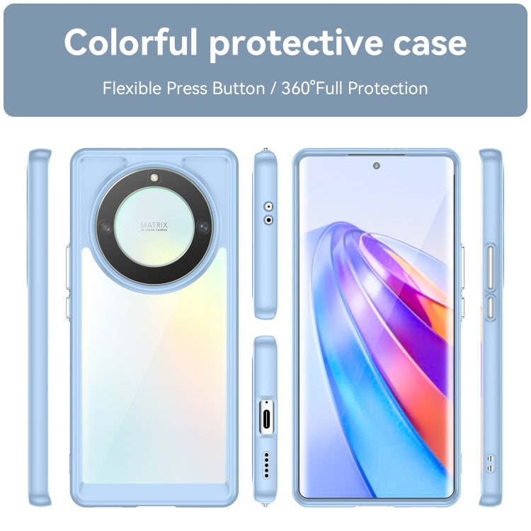 For Honor X9A Colorful Series Acrylic + TPU Phone Case