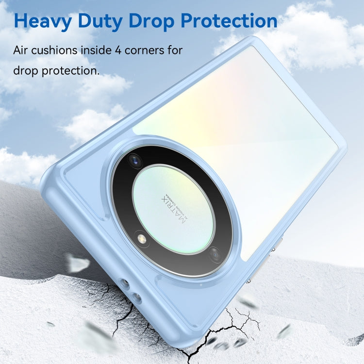 For Honor X9A Colorful Series Acrylic + TPU Phone Case