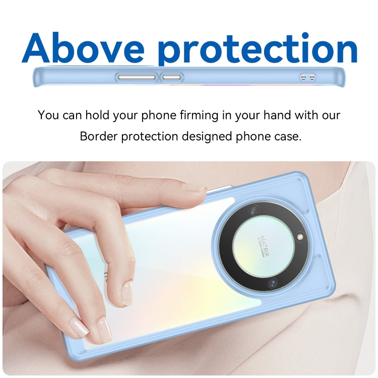 For Honor X9A Colorful Series Acrylic + TPU Phone Case