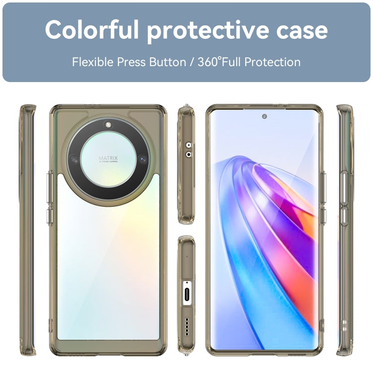 For Honor X9A Colorful Series Acrylic + TPU Phone Case
