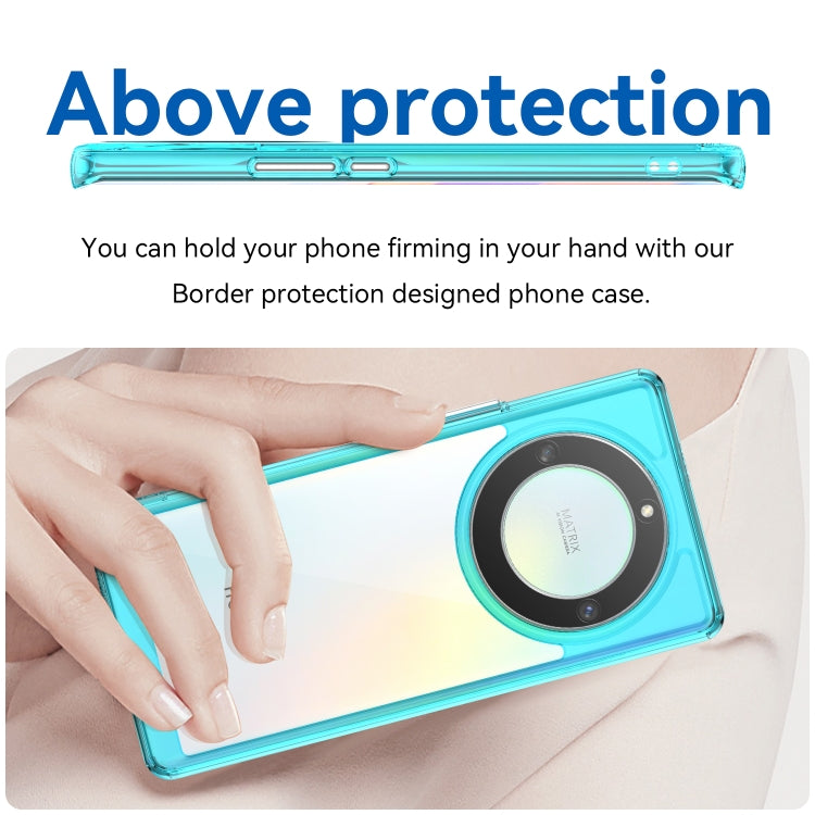 For Honor X9A Colorful Series Acrylic + TPU Phone Case