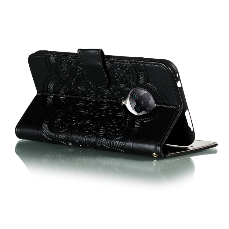For Xiaomi Redmi K30 Pro Mandala Embossing Pattern Horizontal Flip PU Leather Case with Holder & Card Slots & Walle & Lanyard
