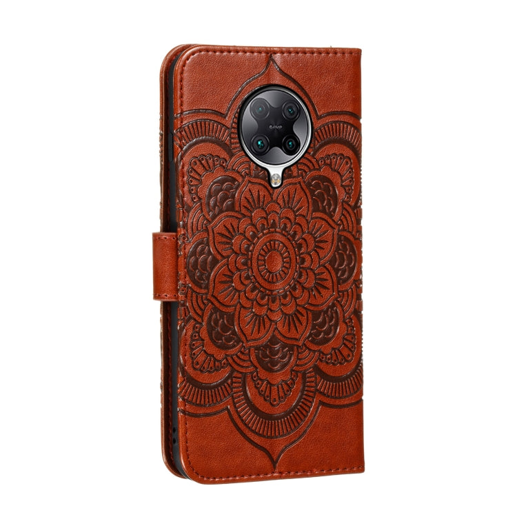 For Xiaomi Redmi K30 Pro Mandala Embossing Pattern Horizontal Flip PU Leather Case with Holder & Card Slots & Walle & Lanyard