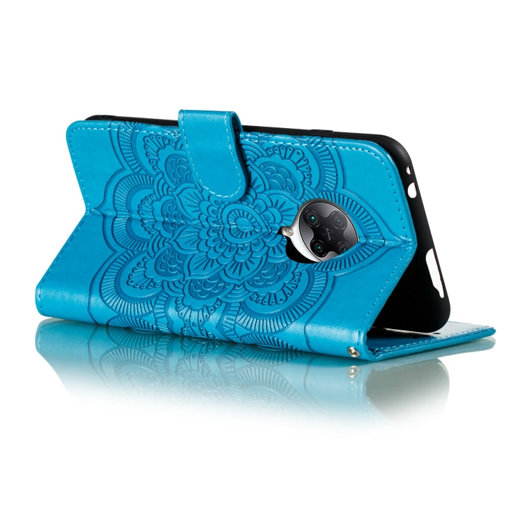 For Xiaomi Redmi K30 Pro Mandala Embossing Pattern Horizontal Flip PU Leather Case with Holder & Card Slots & Walle & Lanyard