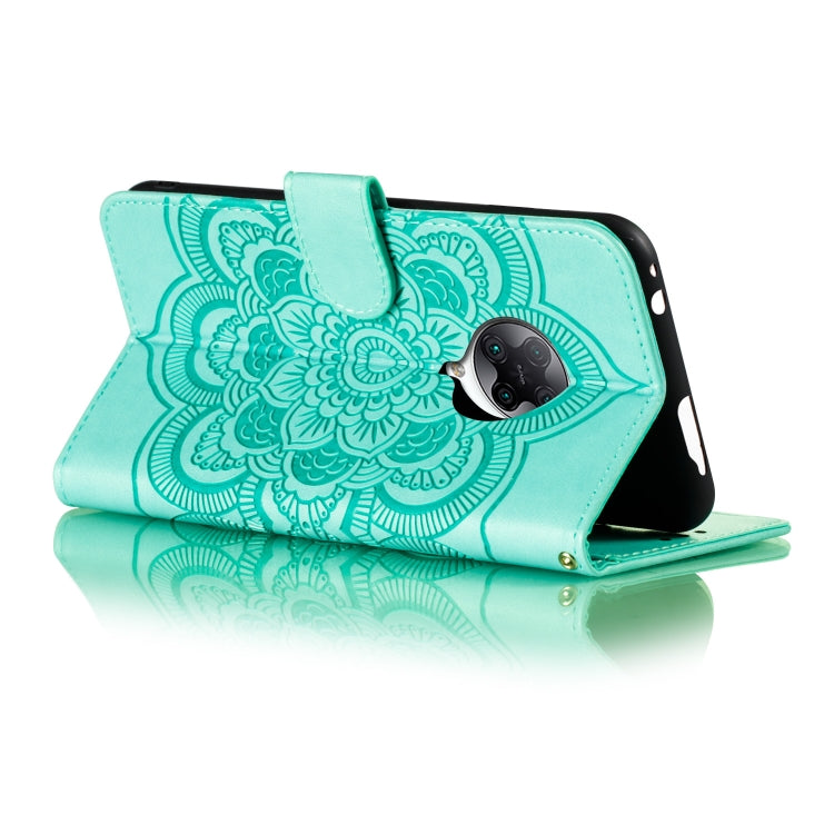For Xiaomi Redmi K30 Pro Mandala Embossing Pattern Horizontal Flip PU Leather Case with Holder & Card Slots & Walle & Lanyard