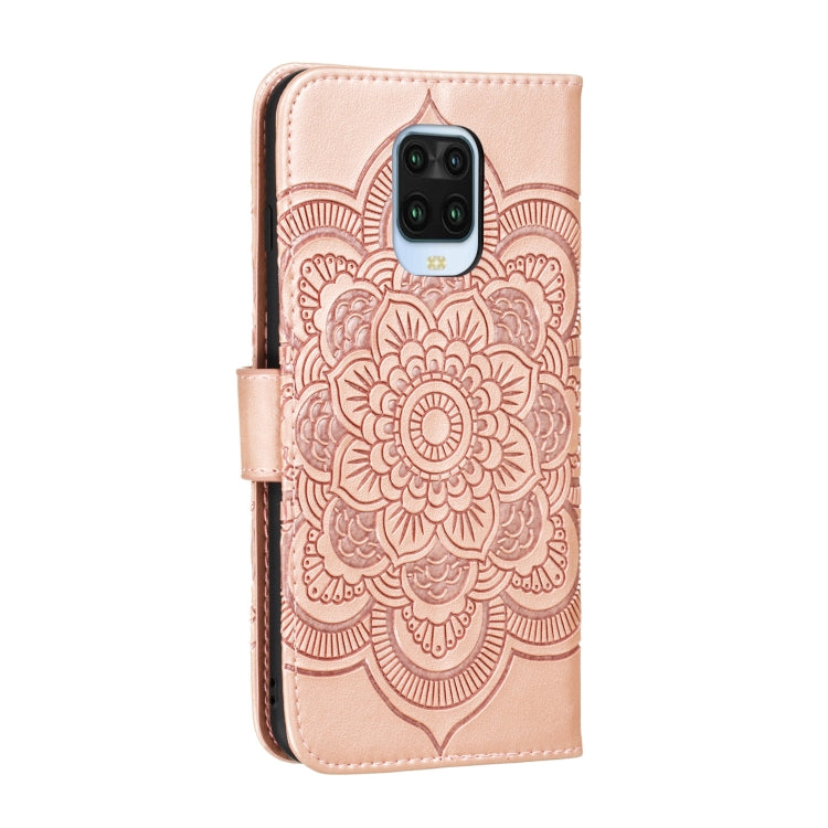 For Xiaomi Redmi Note 9 Pro Mandala Embossing Pattern Horizontal Flip PU Leather Case with Holder & Card Slots & Walle & Lanyard