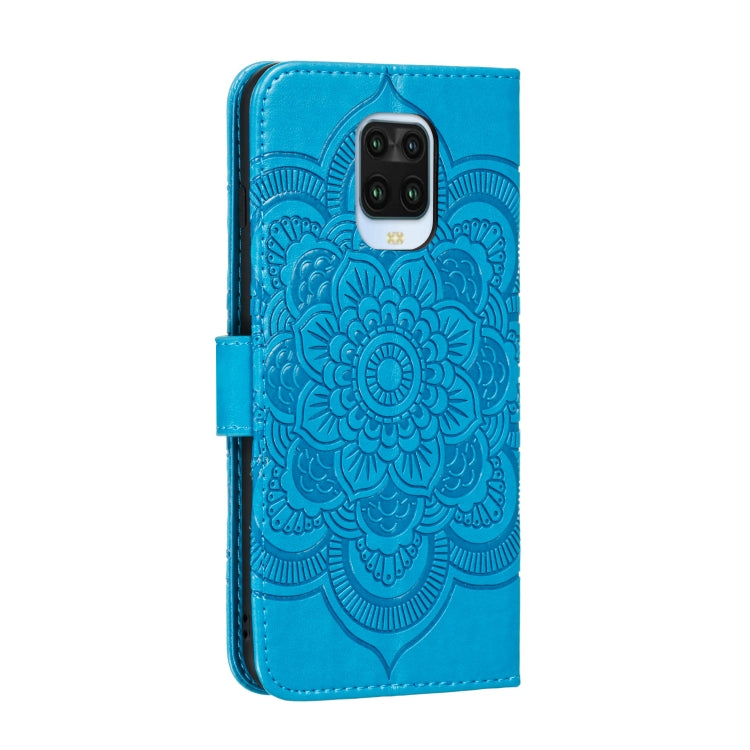 For Xiaomi Redmi Note 9S Mandala Embossing Pattern Horizontal Flip PU Leather Case with Holder & Card Slots & Walle & Lanyard
