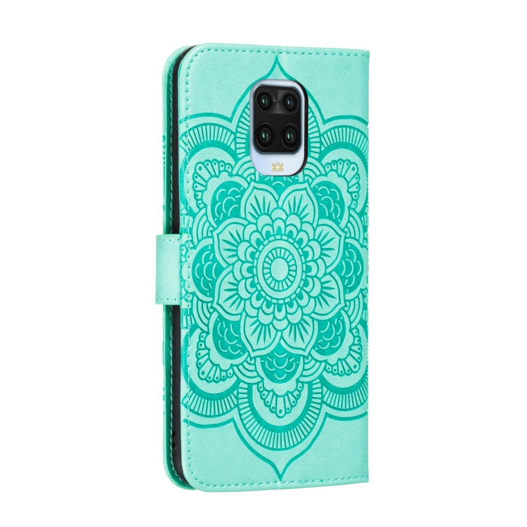 For Xiaomi Redmi Note 9S Mandala Embossing Pattern Horizontal Flip PU Leather Case with Holder & Card Slots & Walle & Lanyard