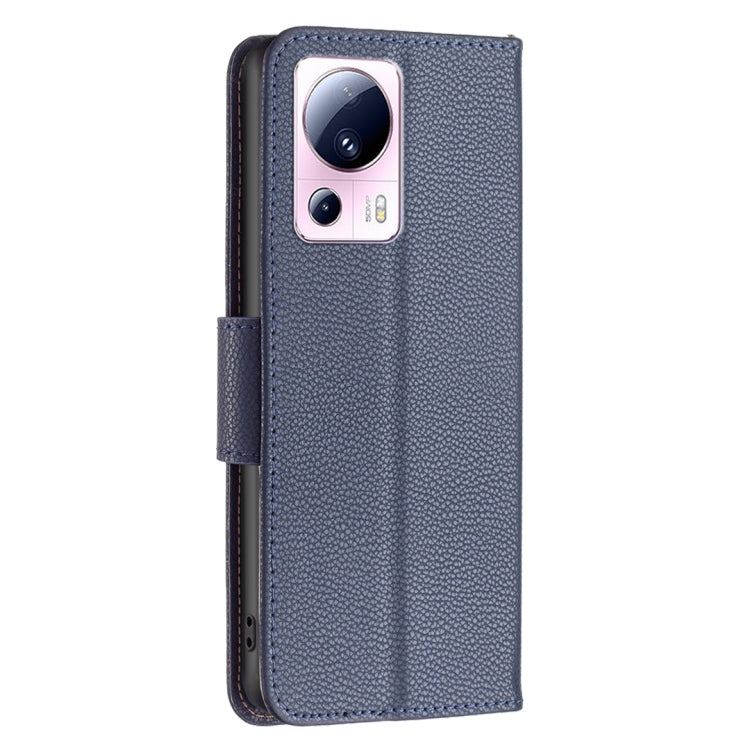For Xiaomi 13 Lite / Civi 2 Litchi Texture Pure Color Leather Phone Case