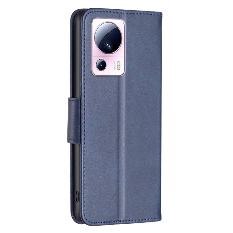 For Xiaomi 13 Lite / Civi 2 Lambskin Texture Pure Color Flip Leather Phone Case