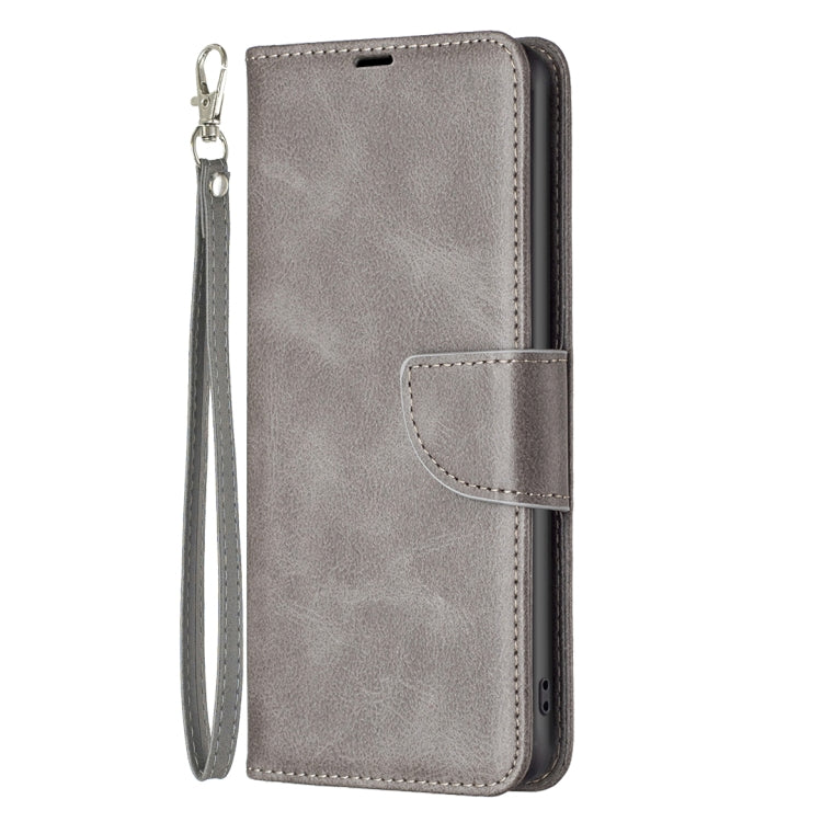 For Xiaomi Poco F5 5G / Redmi Note 12 Turbo Lambskin Texture Pure Color Flip Leather Phone Case
