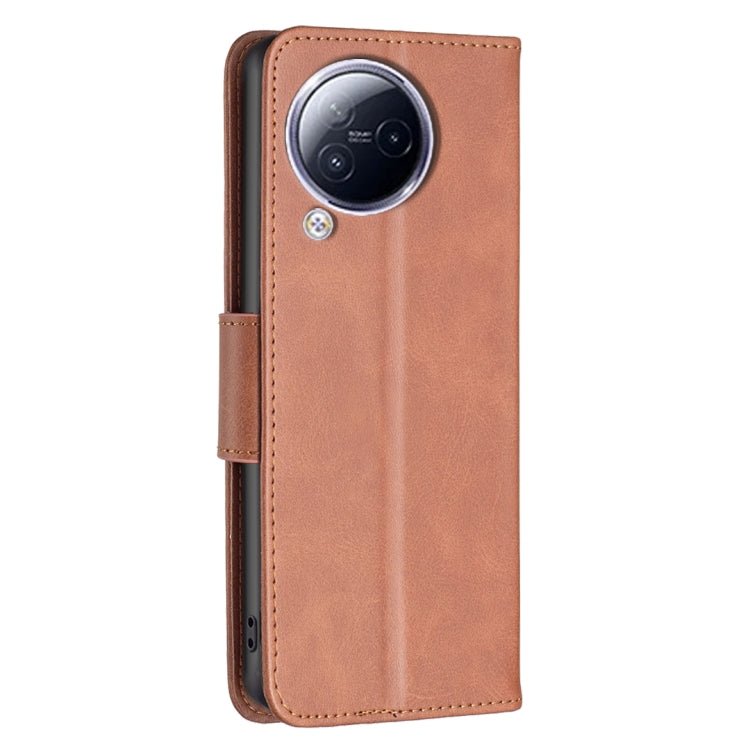 For Xiaomi Civi 3 5G Lambskin Texture Pure Color Flip Leather Phone Case