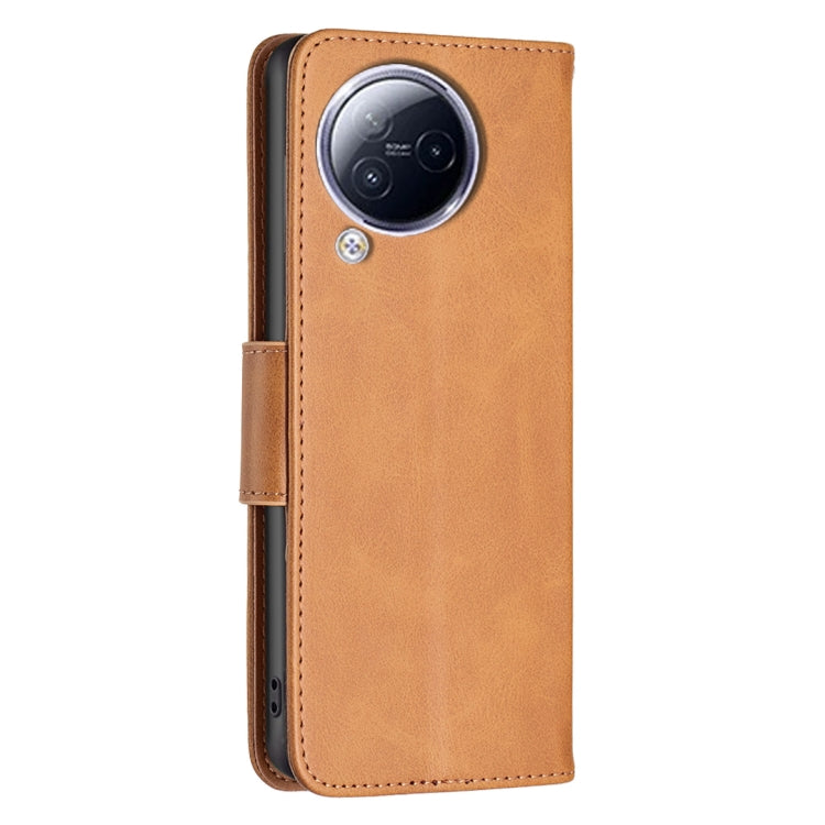 For Xiaomi Civi 3 5G Lambskin Texture Pure Color Flip Leather Phone Case